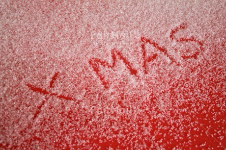 Fair Trade Photo Christmas, Colour image, Horizontal, Letter, Red, Snow