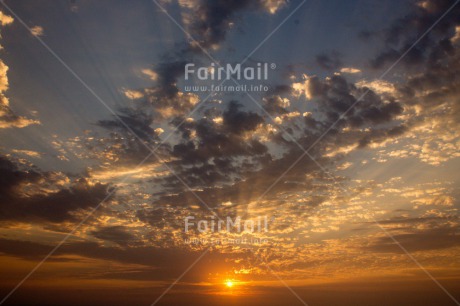 Fair Trade Photo Colour image, Condolence-Sympathy, Horizontal, Peru, Sky, South America, Sunset