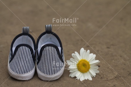 Fair Trade Photo Birth, Colour image, Horizontal, New baby, Peru, Shoe, South America