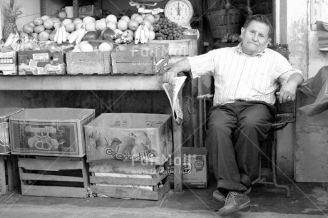 Fair Trade Photo Black and white, Entrepreneurship, Horizontal, Market, People, Peru, Shooting style, South America