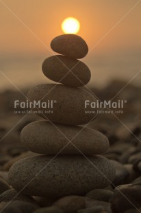 Fair Trade Photo Balance, Beach, Colour image, Condolence-Sympathy, Peru, Sea, South America, Spirituality, Stone, Sunset, Vertical, Wellness