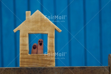 Fair Trade Photo Colour image, Finger, Funny, Horizontal, House, Marriage, New home, Peru, Smile, South America, Wedding