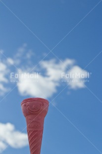 Fair Trade Photo Clouds, Colour image, Food and alimentation, Funny, Ice cream, Peru, South America, Vertical