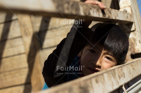 Fair Trade Photo Activity, Child labour, Colour image, Horizontal, Looking at camera, One boy, People, Peru, Portrait headshot, South America