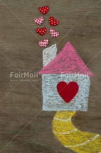 Fair Trade Photo Heart, House, Love, New home