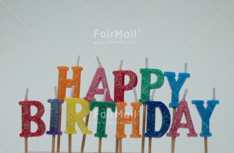 Fair Trade Photo Birthday, Colourful, Letter