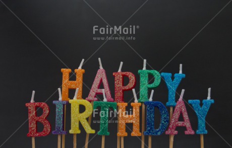 Fair Trade Photo Birthday, Colourful, Letter