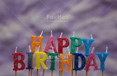 Fair Trade Photo Birthday, Colourful, Letter