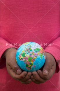 Fair Trade Photo Christmas, Climate, Colour image, Environment, Globe, Hand, Peru, South America, Sustainability, Vertical, World