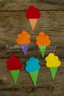 Fair Trade Photo Birthday, Colour image, Food and alimentation, Ice cream, Party, Peru, South America, Summer, Vertical