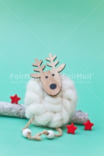 Fair Trade Photo Activity, Adjective, Animals, Blue, Celebrating, Christmas, Christmas decoration, Colour, Object, Present, Red, Reindeer, Star, Vertical, White