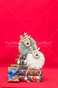 Fair Trade Photo Activity, Adjective, Animals, Celebrating, Christmas, Christmas decoration, Colour, Gift, Object, Present, Red, Reindeer, Vertical
