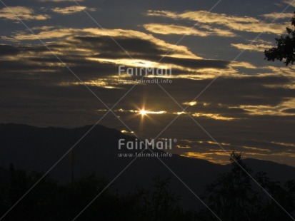 Fair Trade Photo Clouds, Colour image, Evening, Horizontal, Mountain, Nature, Outdoor, Peru, Scenic, Sky, South America, Sun, Sunset, Travel