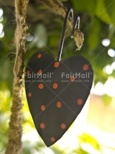 Fair Trade Photo Black, Colour image, Focus on foreground, Heart, Love, Peru, Red, South America, Valentines day, Vertical