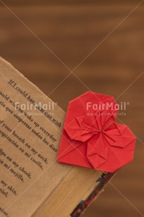 Fair Trade Photo Book, Colour image, Heart, Horizontal, Love, Origami, Peru, Poem, Red, South America, Text, Thinking of you, Valentines day