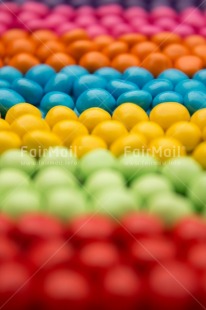 Fair Trade Photo Birthday, Candy, Colour, Colour image, Colourful, Emotions, Food and alimentation, Fruits, Happiness, Happy, Nature, Orange, Party, Peru, Place, Rainbow, Red, South America, Vertical, Yellow. blue