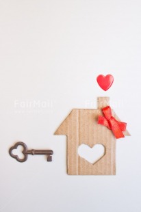 Fair Trade Photo Build, Colour, Colour image, Food and alimentation, Heart, Home, Key, Move, Nest, New home, New life, Object, Owner, Peru, Place, Red, South America, Sweet, Vertical, Welcome home, White