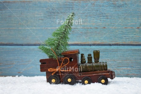 Fair Trade Photo Christmas, Christmas decoration, Christmas tree, Colour image, Horizontal, Object, Peru, Place, Snow, Snowflake, South America, Train