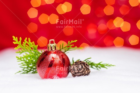 Fair Trade Photo Christmas, Christmas ball, Christmas decoration, Colour, Green, Light, Nature, Object, Pine cone, Snow