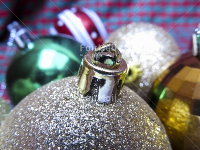 Fair Trade Photo Christmas, Christmas ball, Closeup, Colour image, Horizontal, Indoor, Peru, Silver, South America, Tabletop