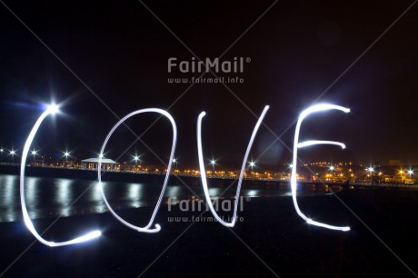 Fair Trade Photo Artistique, Horizontal, Letter, Light, Love, Night, Outdoor, Peru, South America