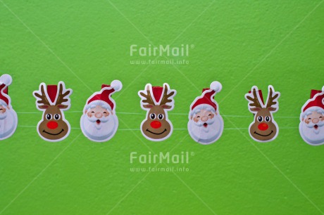 Fair Trade Photo Christmas, Closeup, Green, Horizontal, Red, Santaclaus, Studio, Tabletop