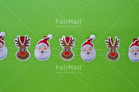 Fair Trade Photo Christmas, Closeup, Green, Horizontal, Red, Santaclaus, Studio, Tabletop