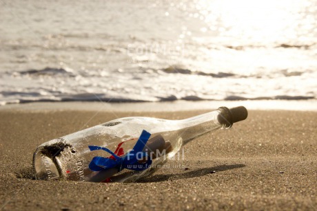 Fair Trade Photo Beach, Bottle, Evening, Friendship, Horizontal, Love, Outdoor, Peru, Sea, South America, Travel