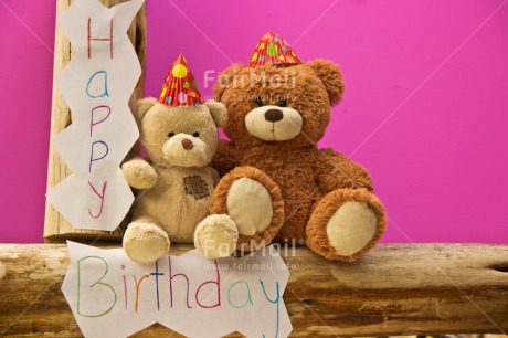 Fair Trade Photo Birthday, Horizontal, Letter, Peru, Pink, South America, Teddybear