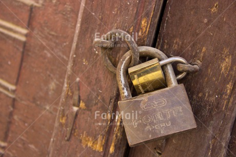 Fair Trade Photo Colour image, Door, Horizontal, Lock, Peru, Safety, South America