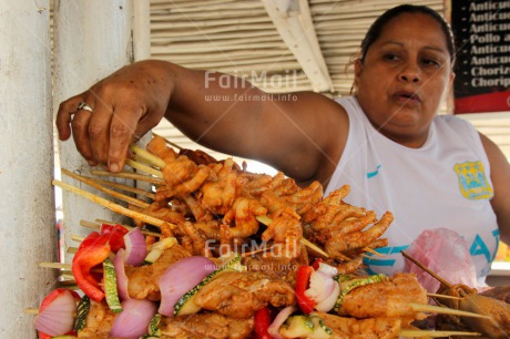 Fair Trade Photo Colour image, Entrepreneurship, Food and alimentation, Health, Horizontal, One woman, People, Peru, Selling, South America, Street, Streetlife