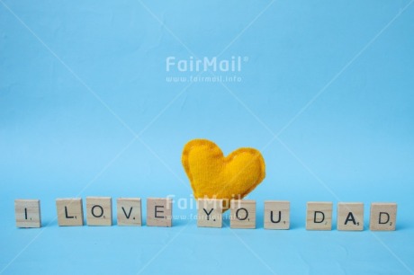 Fair Trade Photo Blue, Colour, Dad, Father, Fathers day, Heart, Letter, Object, People, Text, Yellow