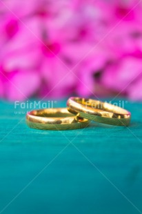 Fair Trade Photo Blue, Colour image, Flower, Gold, Indoor, Love, Marriage, Peru, Pink, Ring, South America, Two, Vertical, Wedding