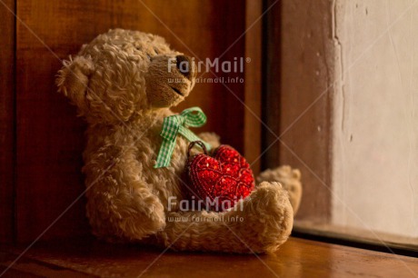 Fair Trade Photo Animals, Bear, Colour image, Heart, Love, Peluche, Peru, South America, Sunset, Teddybear, Thinking of you, Valentines day, Window