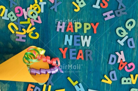 Fair Trade Photo Blue, Colour image, Colourful, Horizontal, Letter, New Year, Peru, South America, Text