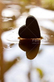 Fair Trade Photo Colour image, Heart, Love, Marriage, Peru, Reflection, Shooting style, Silhouette, South America, Thinking of you, Valentines day, Vertical, Water, Wedding