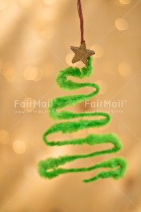 Fair Trade Photo Christmas, Christmas decoration, Christmas tree, Colour, Colour image, Green, Light, Nature, Object, Place, South America, Vertical, Yellow