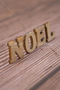 Fair Trade Photo Christmas, Christmas decoration, Colour image, Letter, Noel, Object, Peru, Place, South America, Text, Vertical, Wood