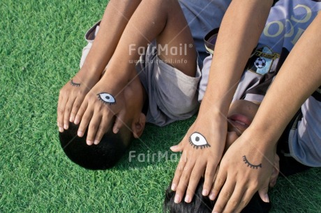 Fair Trade Photo Activity, Body, Colour, Colour image, Emotions, Eyes, Friendship, Green, Hand, Happiness, Happy, Horizontal, Kid, People, Peru, Place, Play, Playing, Smile, South America, Together, Values