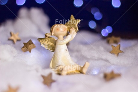 Fair Trade Photo Activity, Adjective, Angel, Blue, Celebrating, Christianity, Christmas, Christmas decoration, Colour, Horizontal, Light, Nature, Object, People, Present, Snow, Star