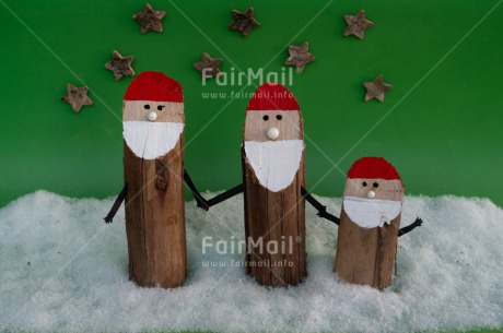 Fair Trade Photo Christmas, Colour image, Horizontal, Peru, Santaclaus, Snow, South America, Star, Together