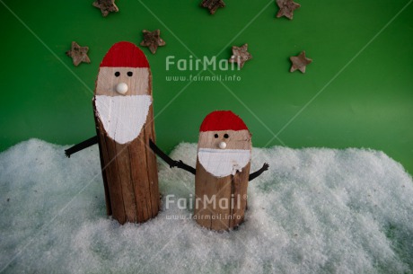 Fair Trade Photo Christmas, Colour image, Horizontal, Peru, Santaclaus, Snow, South America, Star, Together