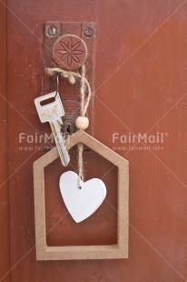 Fair Trade Photo Colour image, Door, Heart, Key, Love, Marriage, New home, Peru, South America, Vertical, Wedding