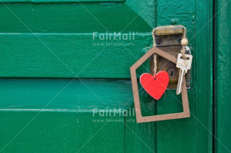 Fair Trade Photo Colour image, Door, Heart, Horizontal, Key, Love, New home, Peru, South America