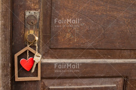 Fair Trade Photo Colour image, Door, Heart, Horizontal, Key, Love, New home, Peru, South America