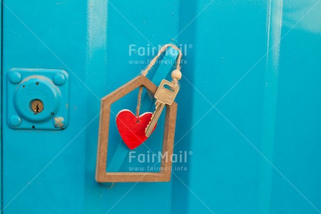 Fair Trade Photo Colour image, Door, Heart, Horizontal, Key, Love, New home, Peru, South America