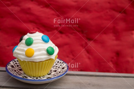 Fair Trade Photo Birthday, Colour image, Cupcake, Food and alimentation, Horizontal, Invitation, Mothers day, Party, Peru, South America, Sweets