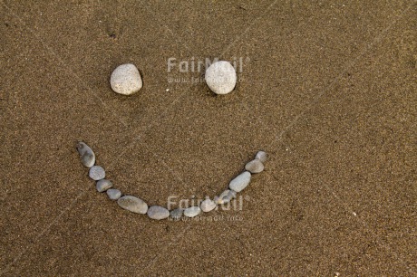 Fair Trade Photo Beach, Colour image, Emotions, Happiness, Horizontal, Peru, Sand, Smile, South America, Stone