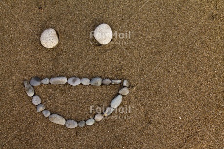 Fair Trade Photo Beach, Colour image, Emotions, Happiness, Horizontal, Peru, Sand, Smile, South America, Stone