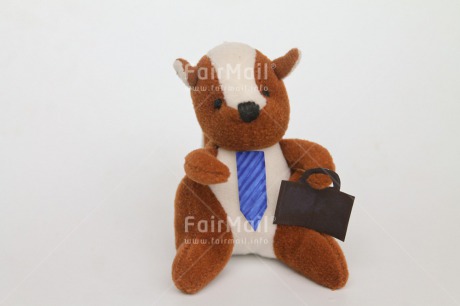 Fair Trade Photo Animals, Colour image, Funny, Horizontal, New Job, Peru, South America, Squirrel, Suitcase, Tie